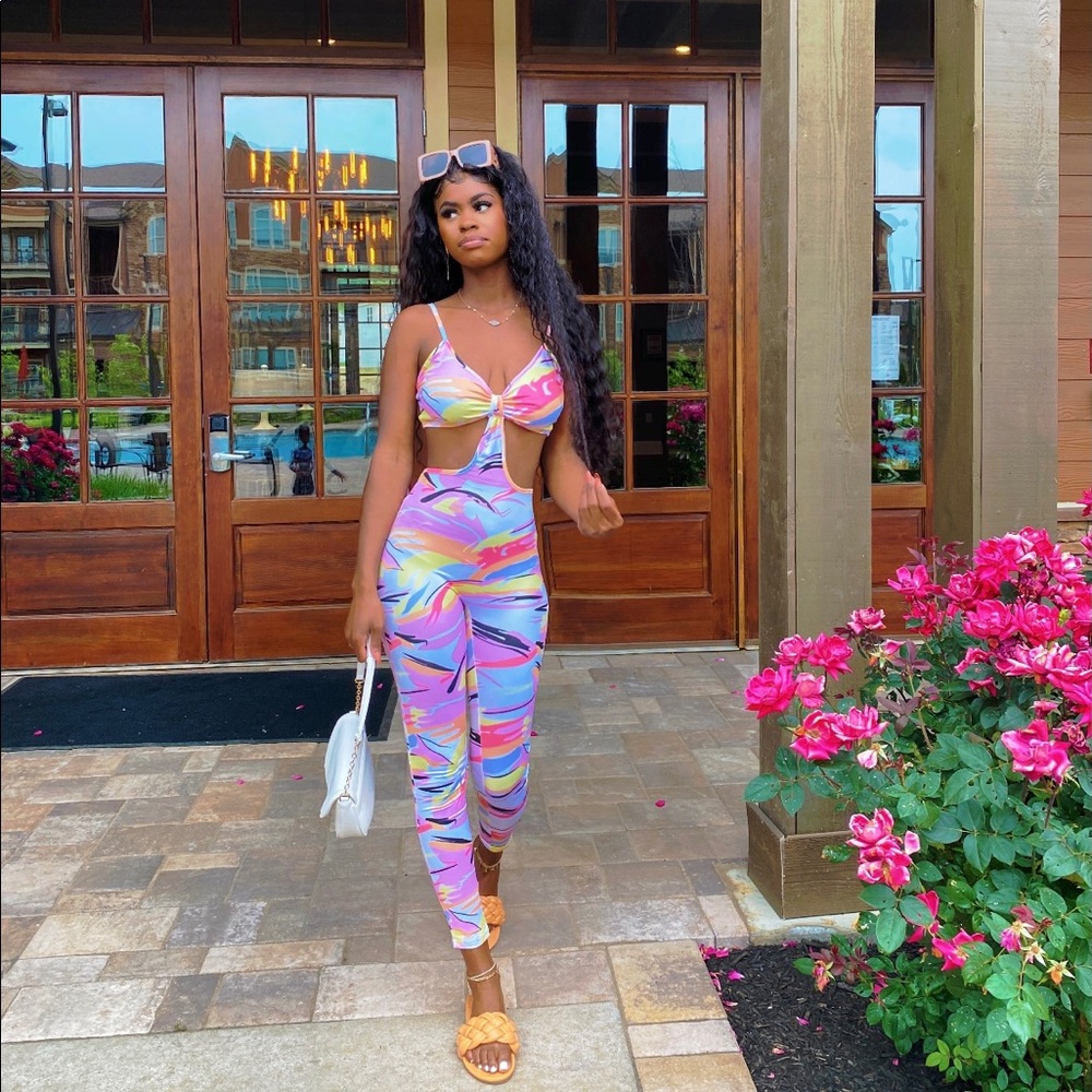 Cut out jumpsuit